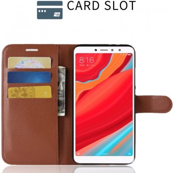 Rudas dirbtinos odos atverčiamas dėklas (REDMI S2)